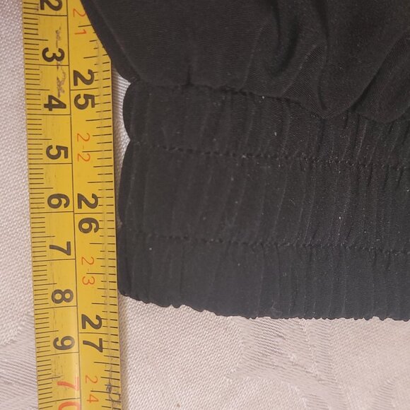 One Clothing Los Angeles Black Satin-Feel Joggers NWOT - Large - Picture 5 of 6